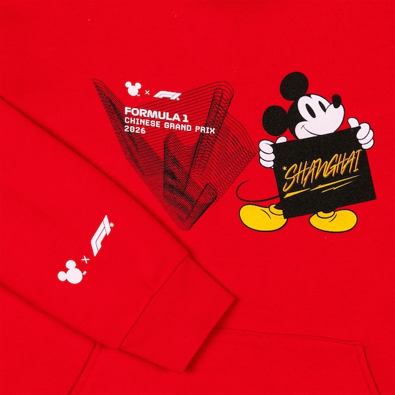 Formula 1 X Disney Special Edition China GP Hoodie - Red - Unisex